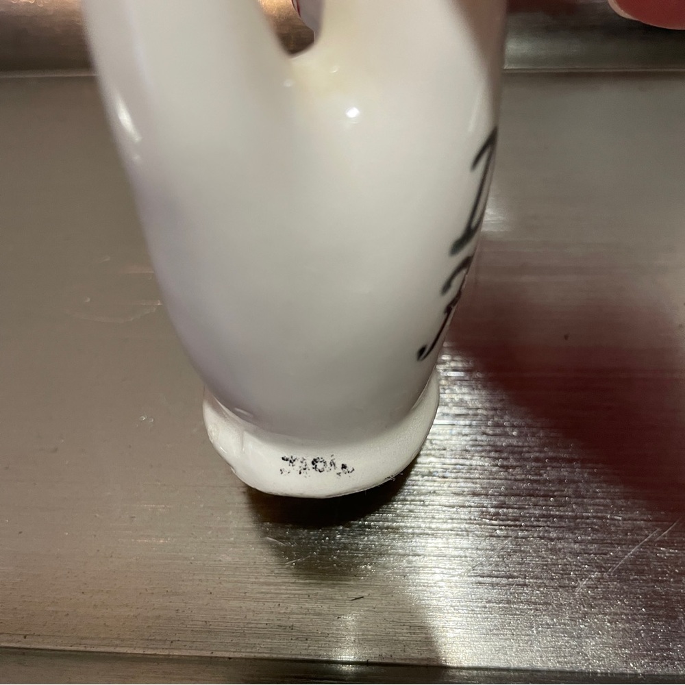 Vintage MG Japan Ceramic Reminder Hand Figurine - 'Don't Forget!' Kitsch Decor - Picture 5 of 10